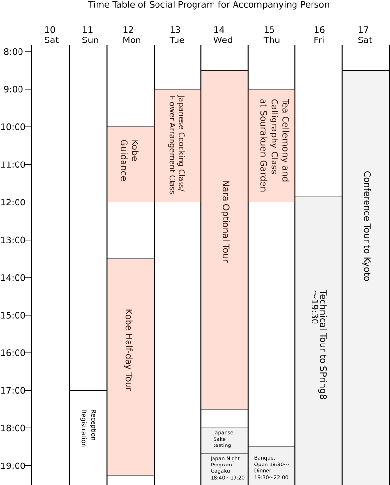 timetable accompany